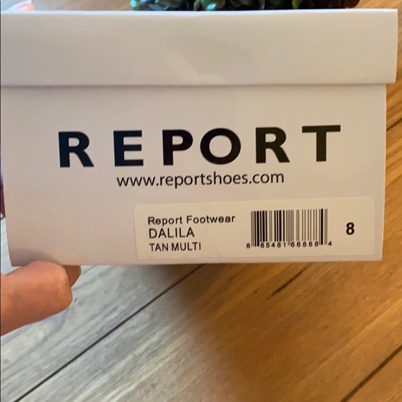 SOLD. Report Brand Snakeskin flat/loafers NWT and box - Picture 8 of 8